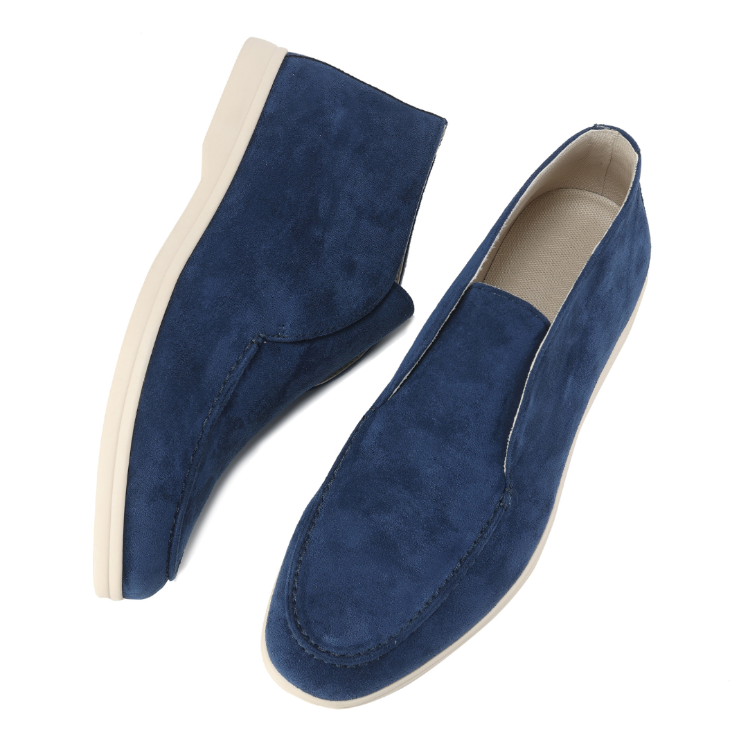 Old Money High Suede Loafers