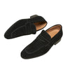 Old Money Suede Penny Loafers