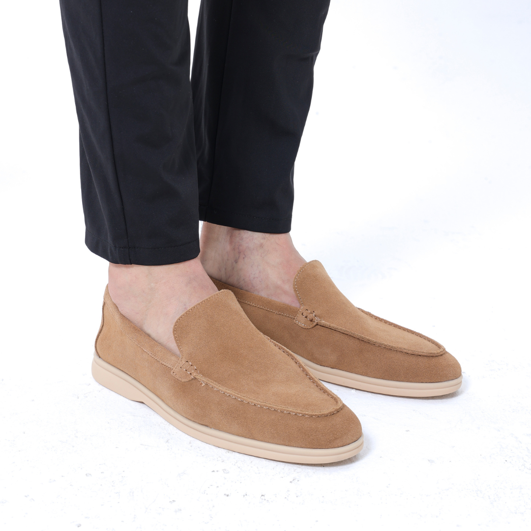 SUSEDEA Wildleder-Loafer